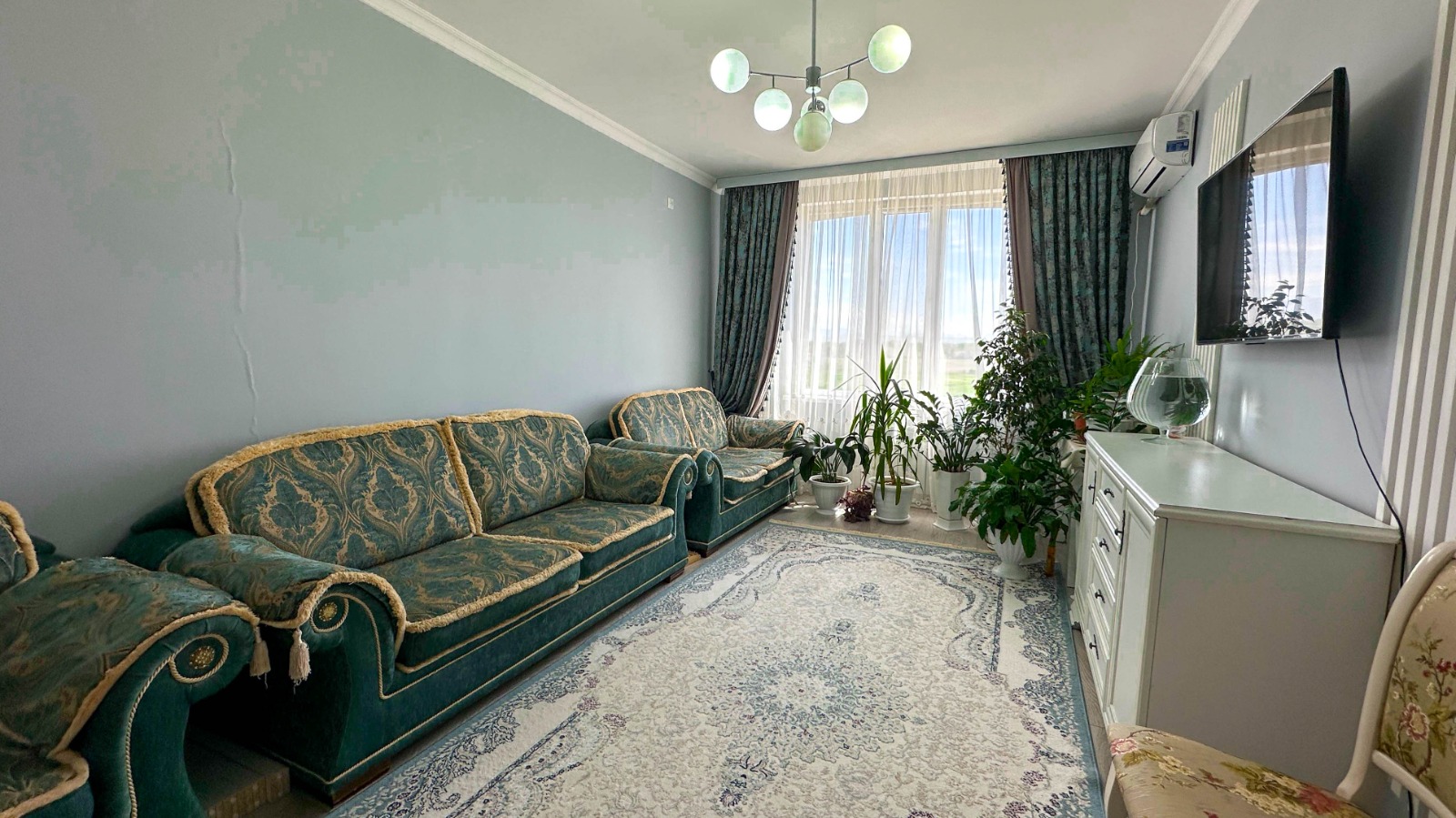 2-комнантная квартира, 61.0 м²,Бирлик за 27 600 000