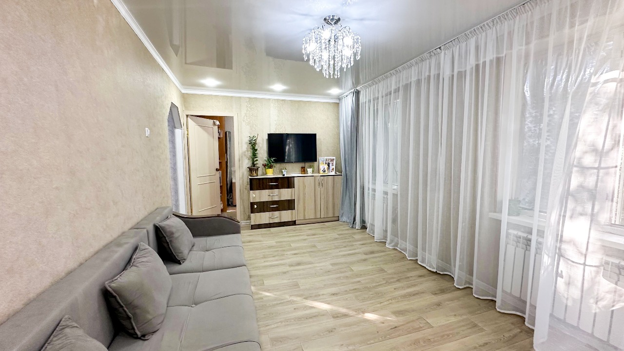 3-комнантная квартира, 56.6 м²,4 мкр за 18 000 000