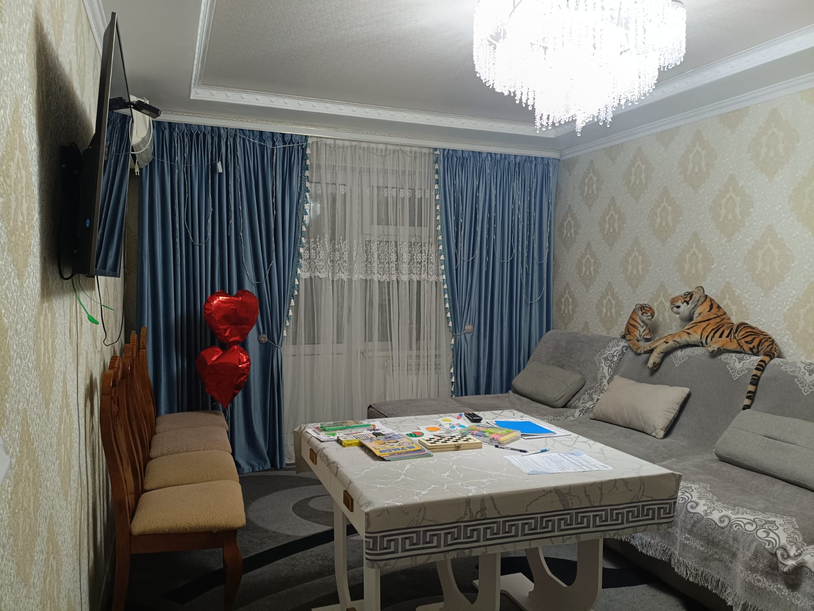 5-комнантная квартира, 109.0 м²,мкр Мушелтой за 38 500 000