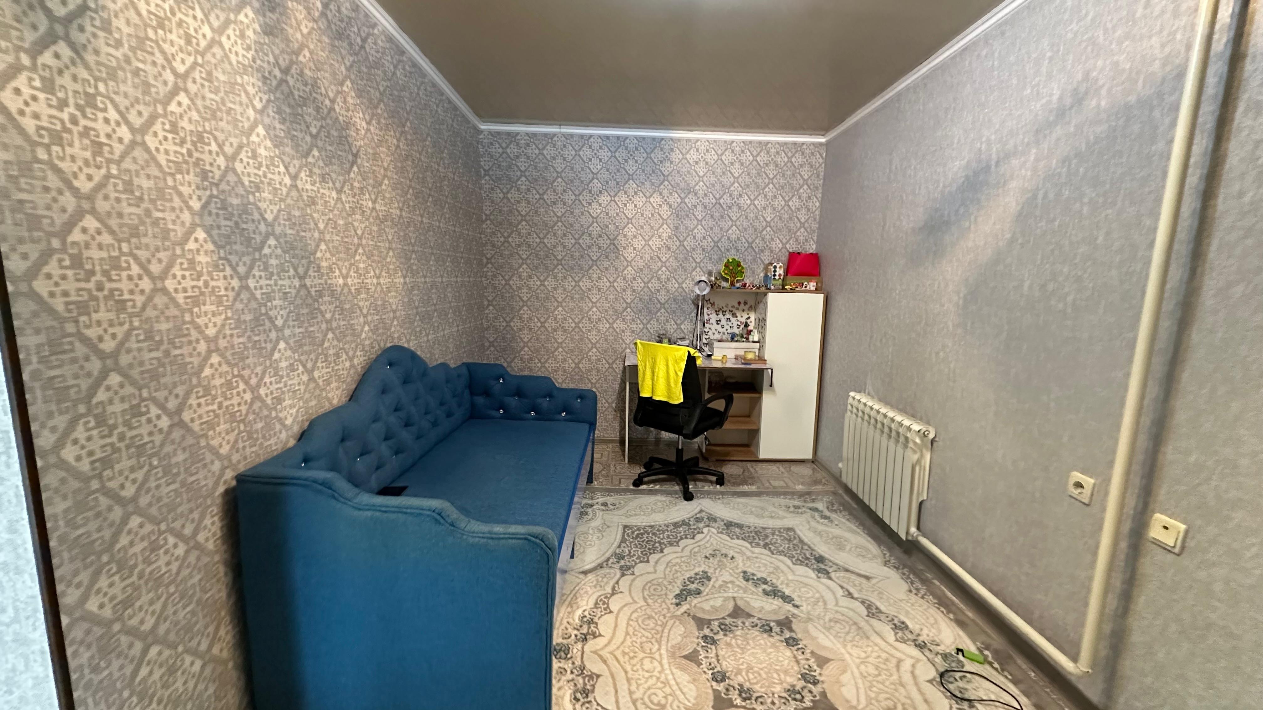 4-комнантный квартира, 74.4 м²,Еркин за 12 000 000