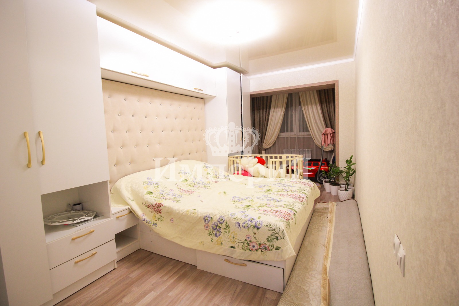 2-комнантная квартира, 45.0 м²,Военный городок за 14 500 000