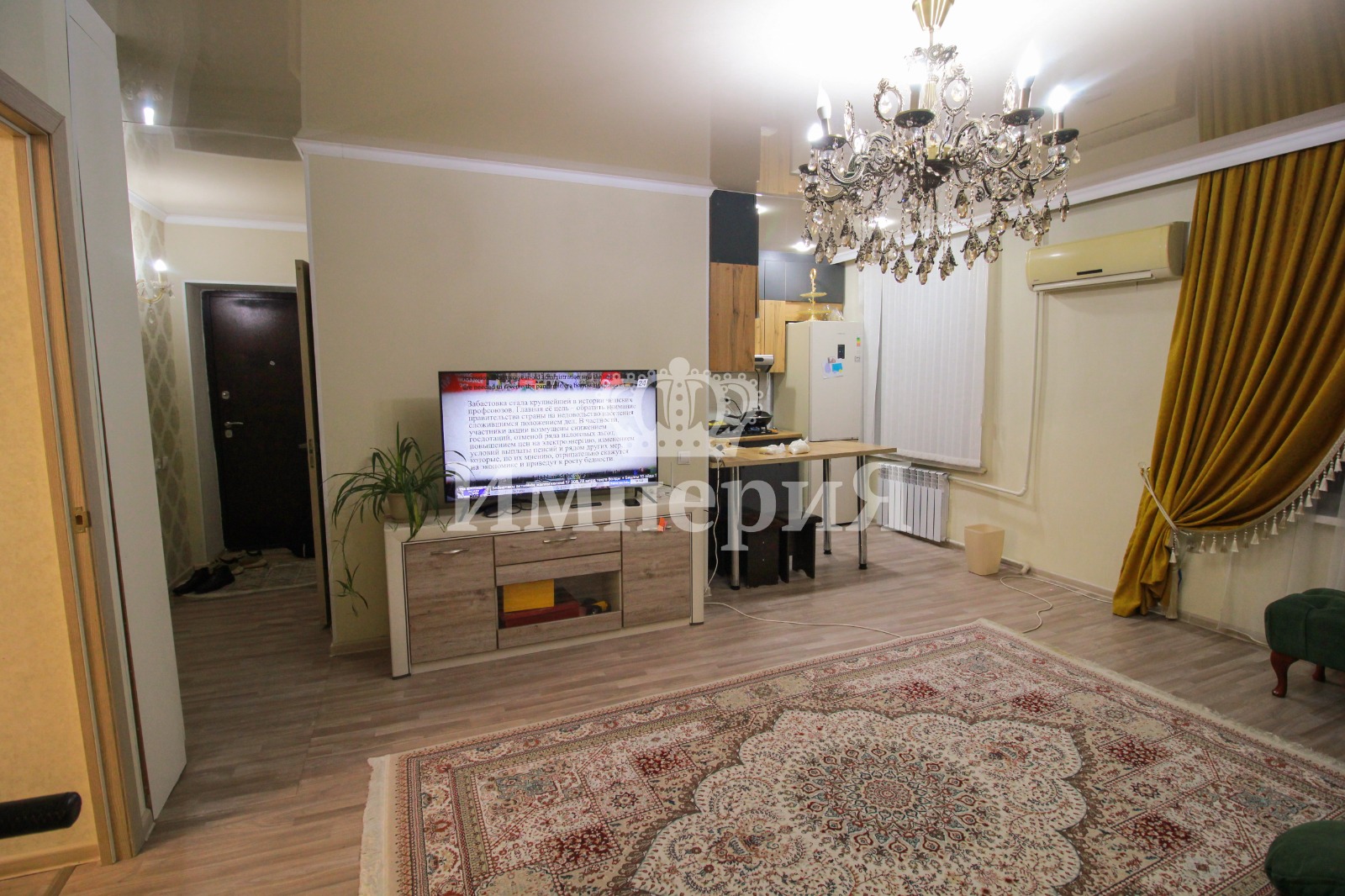 2-комнантная квартира, 45.0 м²,Военный городок за 14 500 000